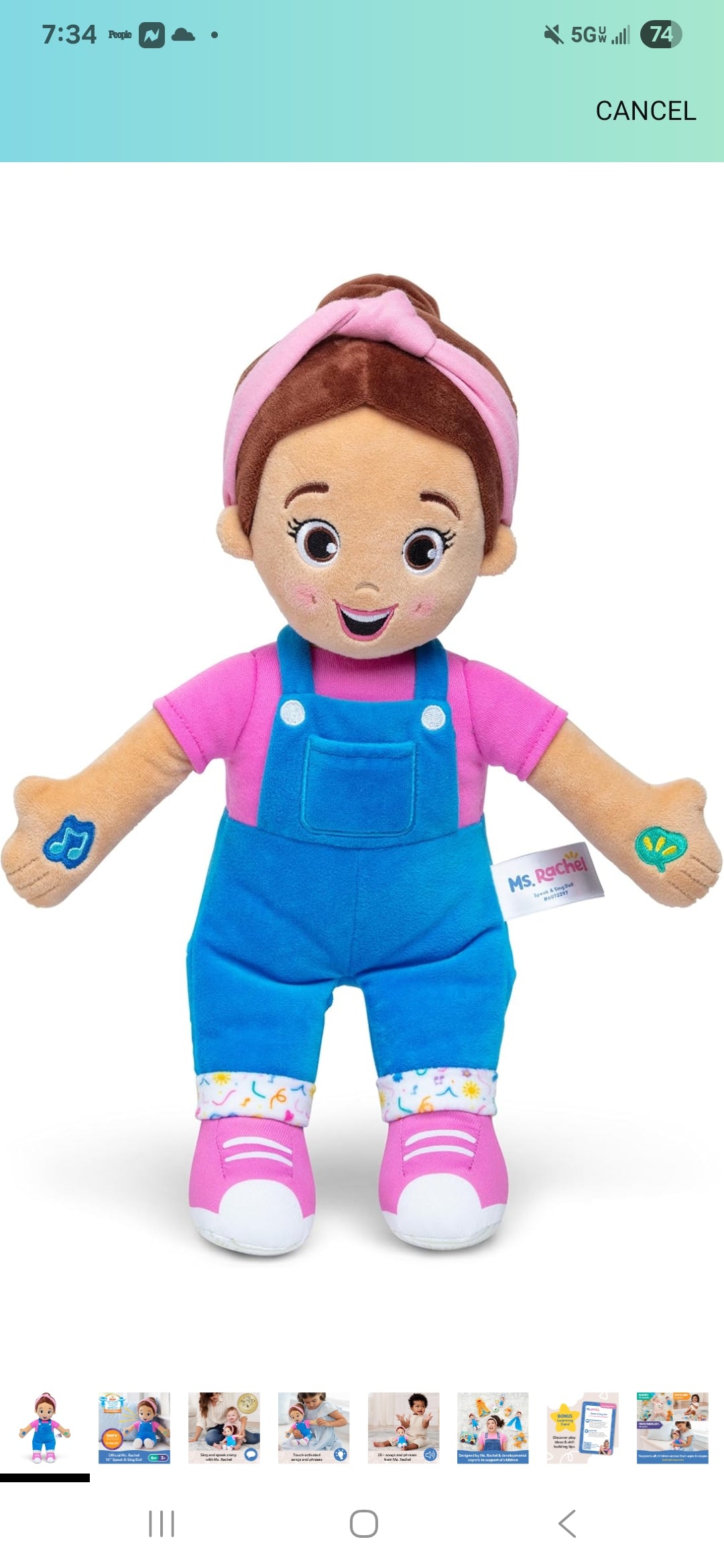 Talking Ms. Rachel Doll